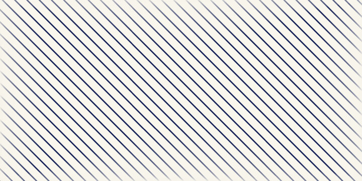 Blue diagonal stripes abstract background. Thin slanting line wallpaper. Seamless pattern with simple classic motif. Digital paper for scrapbook, textile print, page fill.