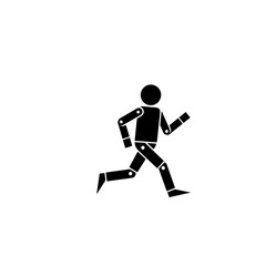 Running Figure Illustration