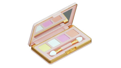 Pastel Eyeshadow Palette with Mirror and Applicator