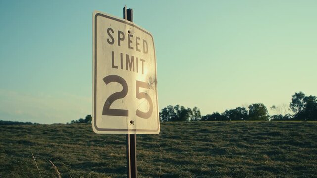 speed limit sign