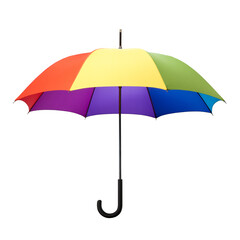 rainbow colored umbrella