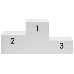 white podium