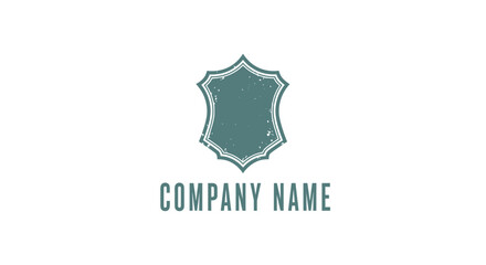 Obraz premium Vintage Style Leather Shield Emblem for Brand Identity and Protection.