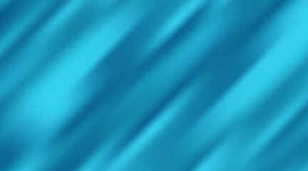 Realistic texture of silk background. Vector 3D texture of silk natural fabric with smooth pleats of aqua color, turquoise.