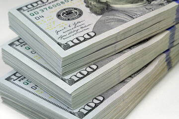 Thirty thousand of real american dollars. Three packs of one hundred dollars