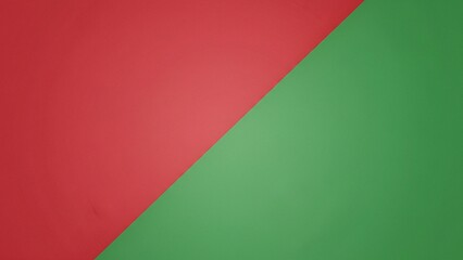 Bright Red and Green Diagonal Minimalist Abstract Background