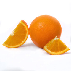 orange on white background