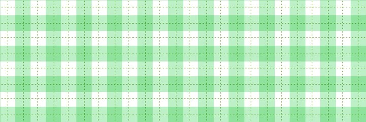 Medium green gingham background with balanced check size, fresh pastel color, seamless pattern ideal for fabric, wallpaper, home decor, packaging, and creative digital projects