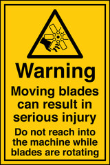 Obraz premium Safety Sign Signage WARNING M...