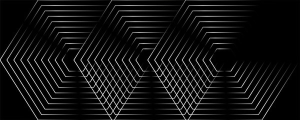 Abstract linear background with overlapping diagonal and horizontal lines. Trendy geometric pattern in monochrome style. Thin lines with gradient effect creating modern and stylish design.