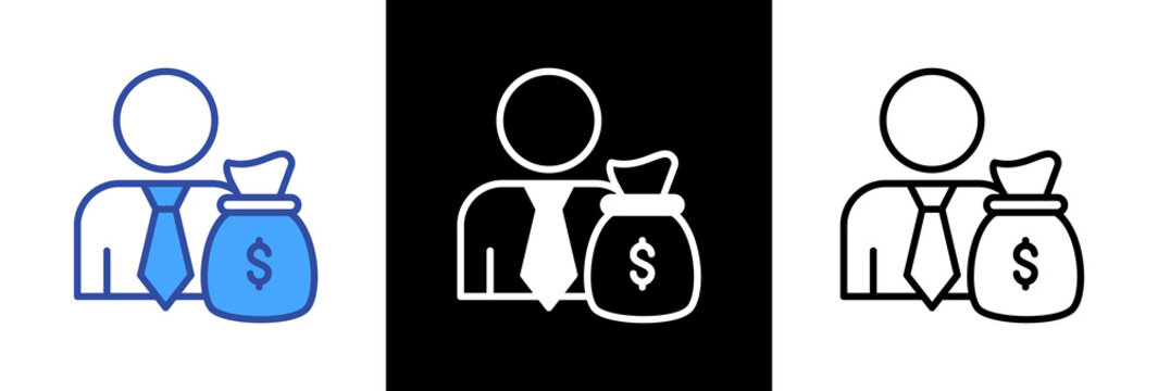 Investor threestyle icon