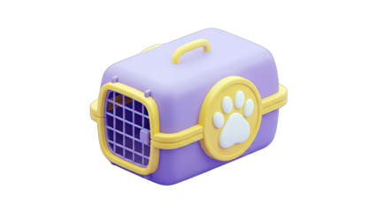 Pet Carrier Illustration: Ready for Travel