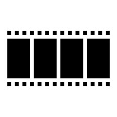 film strip glyph icon