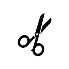 【Lifestyle Icons – Transport】Scissors silhouette icon for tool and design｜ハサミのシルエットアイコン（ツール・デザイン用）