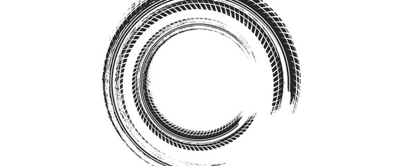 Tire tread marks, wheel textures, tire marks - car racing, motocross, drift, rally, off-road and others.