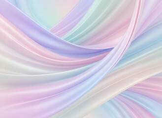 Soft pastel colored flowing abstract background with gentle waves and smooth gradients.