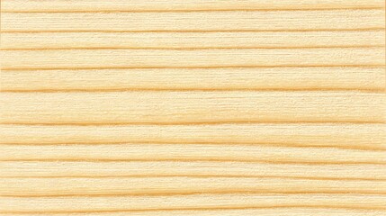 Natural pine wood texture background featuring wide horizontal growth rings and soft yellow color for eco-friendly themes.