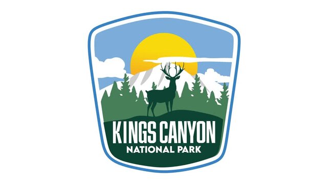 Kings Canyon National Park with beautiful and charming views of nature and sky