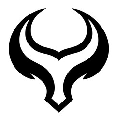 Silhouette of the horn symbol