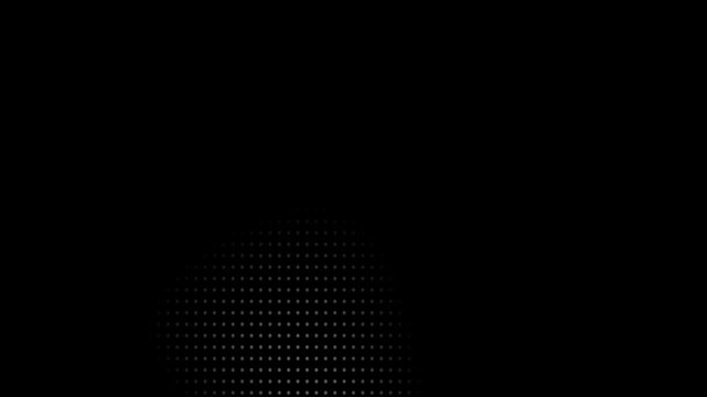 black and white halftone texture background animated, Transition mask in halftone style, dots, squares. 
Abstract halftone motion background. Moving dots seamless loop halftone dots 4k video,