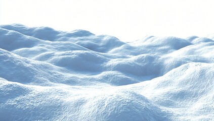 Abstract background of cold blue water waves with ice and snowy winter texture