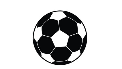Obraz premium A classic black and white soccer ball a symbol of the sport