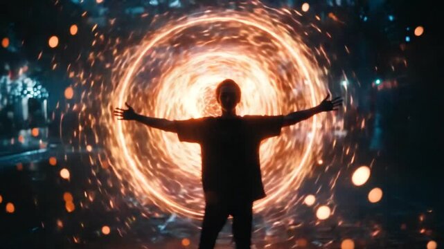 Man Opens Portal to Another Dimension.