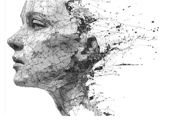 man head artificial intelegence