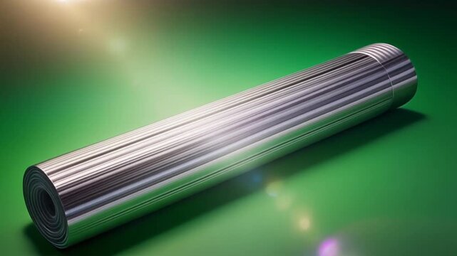 Stack of Round Plates on Green Background Simple Still Life