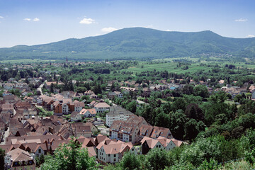 白ワインで有名なアルザス　オベルネの街並み