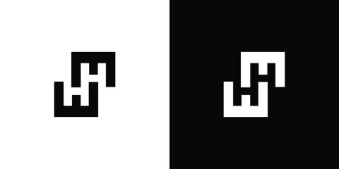 Modern and strong HH letter logo design