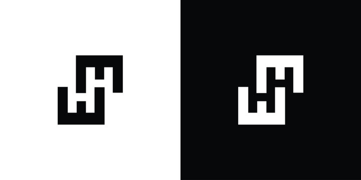Modern and strong HH letter logo design