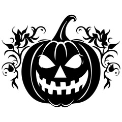 Halloween Pumpkin Silhouette