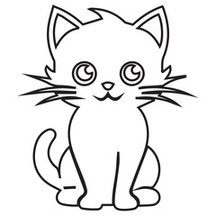 Cute Cat Illustration