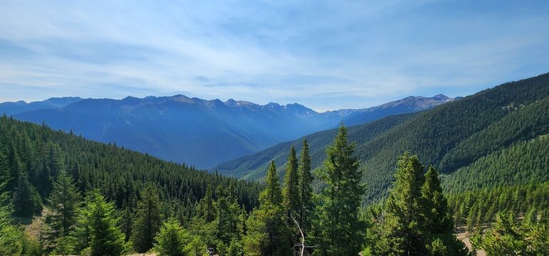 panorama of the mountains