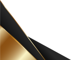 Abstract Gold and Black Geometric Design