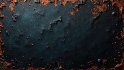 Oxidized, blackened steel plate, coarse grain, steel, texture, rust