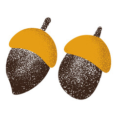 Vintage Grunge Autumn and Cozy Elements Set