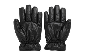 woolen gloves isolated on white background