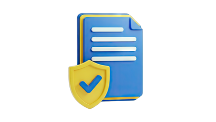 Document Protected by Shield: Secure Data Concept