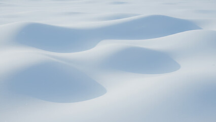 Irregular Snowfall Composition