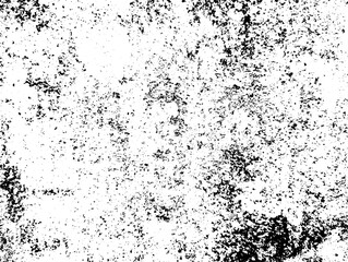 Fototapeta premium Grunge background black and white. Texture of chips, cracks, scratches, scuffs, dust, dirt .Vector pattern of cracks, chips, scuffs. Abstract vintage surface isolated on white background.EPS10.