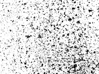 Obraz premium Grunge background black and white. Texture of chips, cracks, scratches, scuffs, dust, dirt .Vector pattern of cracks, chips, scuffs. Abstract vintage surface isolated on white background.EPS10.