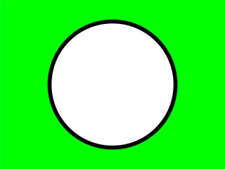 reen screen frame template vector design