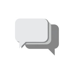 Naklejka premium Speech Bubbles Communication Symbol Icon.