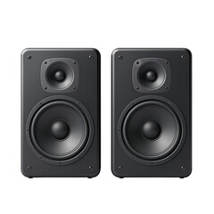 Pair of Black Studio Speakers