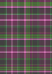 Obraz premium Seamless pastel pink plaid fabric texture or checkered textile pattern illustration