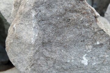 Rough Irregularly Shaped Construction Stones and Gravel