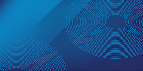 Bright blue dynamic abstract vector background with diagonal lines. 3d cover of business presentation banner for sale event night party. Fast moving soft circle wave line stripe decoration