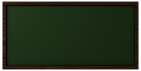 3D素材_フレーム_黒板_長方形